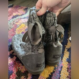 Knit ugg boots